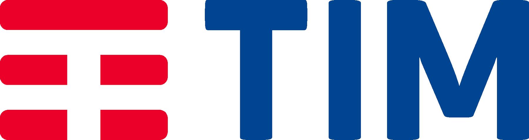 Tim Logo New Logoeps - Tim Logo Transparent Clipart (1800x477), Png Download
