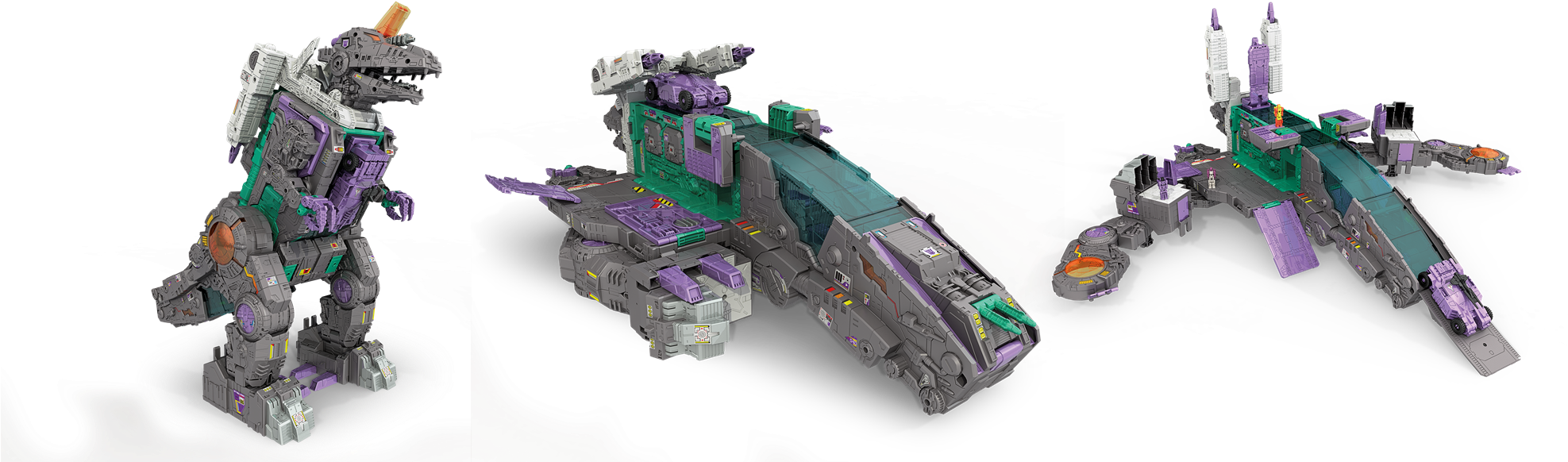 In Each Of Its Forms, Trypticon Can Outperform Most - Transformers Titans Return Trypticon Toy Clipart (1974x599), Png Download