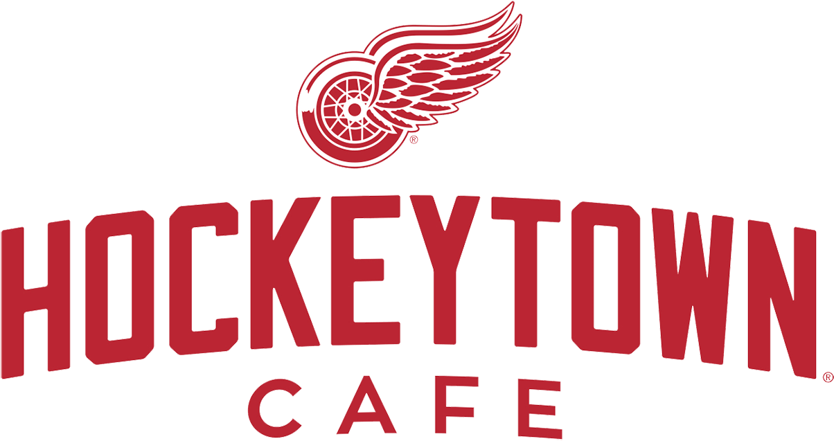 Hockeytown Cafe Hockeytown Cafe - Detroit Red Wings Clipart (1430x699), Png Download