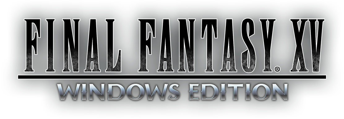 Final Fantasy Xv Windows Edition - Final Fantasy Xv Clipart (1112x386), Png Download