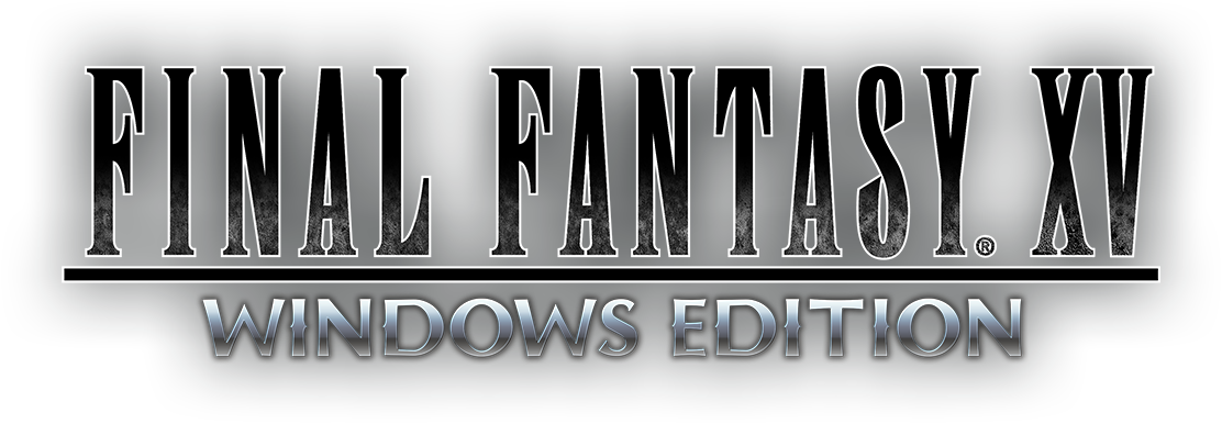 Edition logo. Final Fantasy 15 логотип. Последняя фантазия 15 логотип. Final Fantasy XV надписи. Final Fantasy XV Windows Edition логотип.