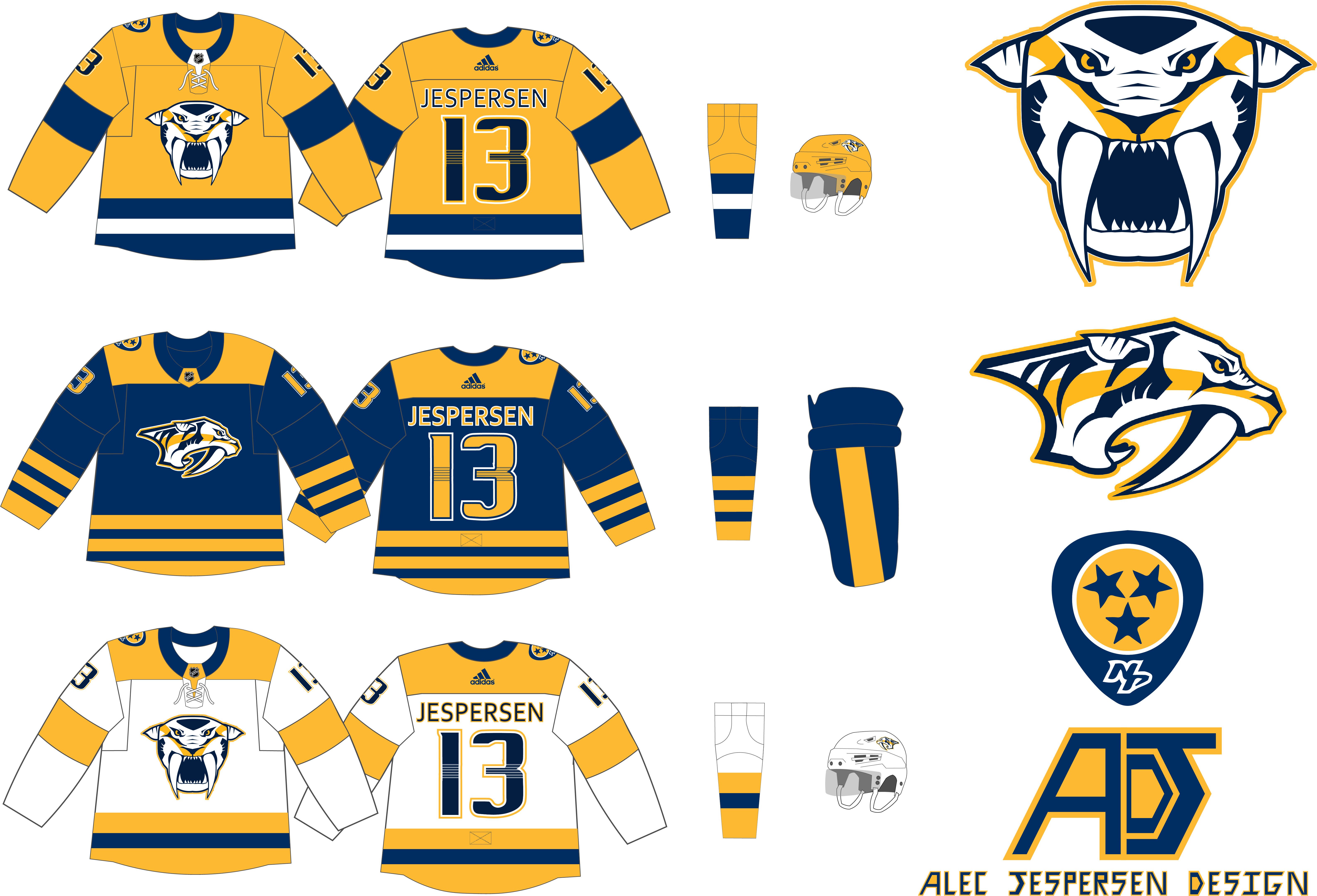 Q9owjw7 - Nashville Predators Jersey Concept Clipart (6378x4310), Png Download