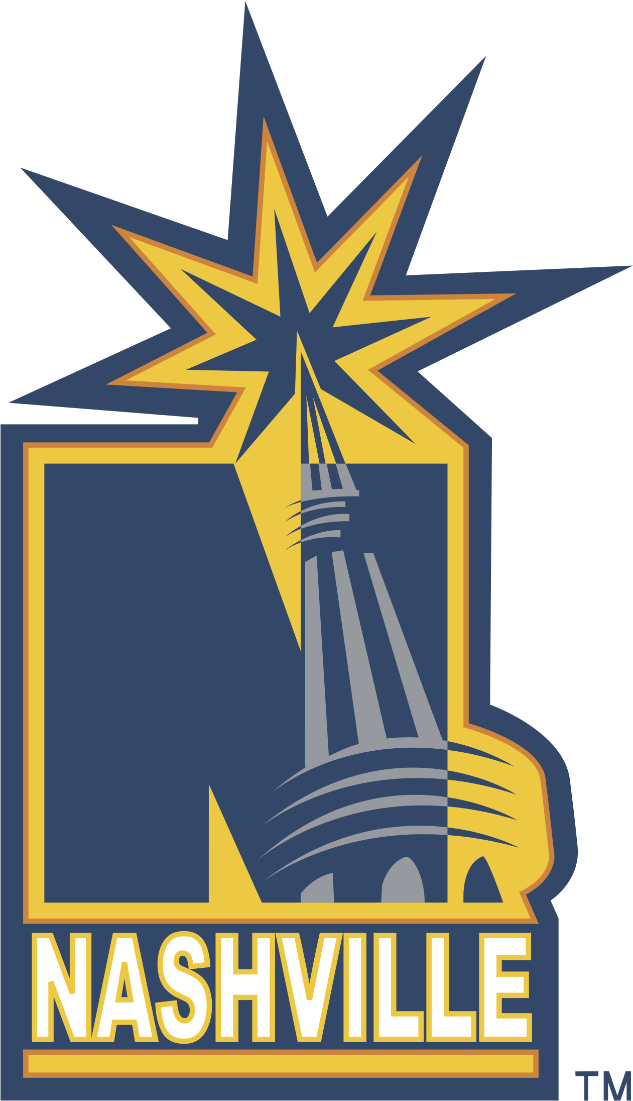 Nashville Predators Logo Png Transparent - Nashville Predators N Logo Clipart (2400x2400), Png Download