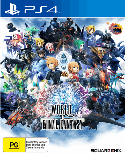 World Of Final Fantasy - World Of Final Fantasy Ps4 Cover Clipart (600x600), Png Download
