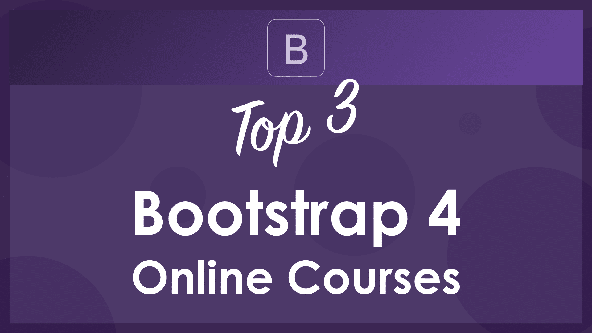 Bootstrap Courses Clipart (1920x1080), Png Download