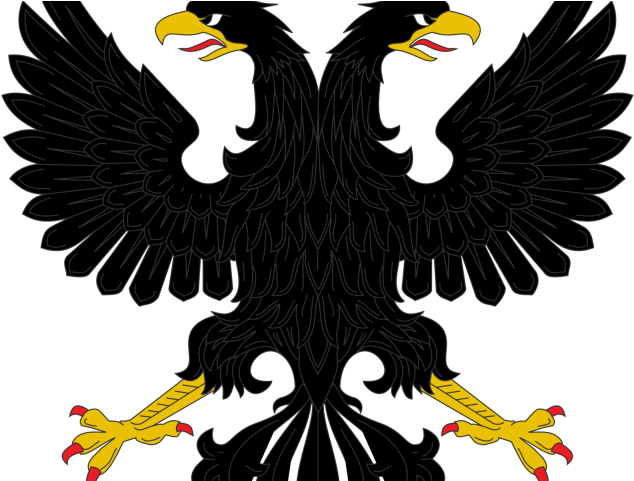 Black Eagle Clipart Majestic - Double Headed Eagle Clipart - Png Download (640x480), Png Download