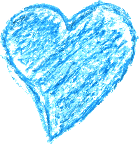 Png For Free Download - Transparent Blue Heart Png Clipart (590x613), Png Download