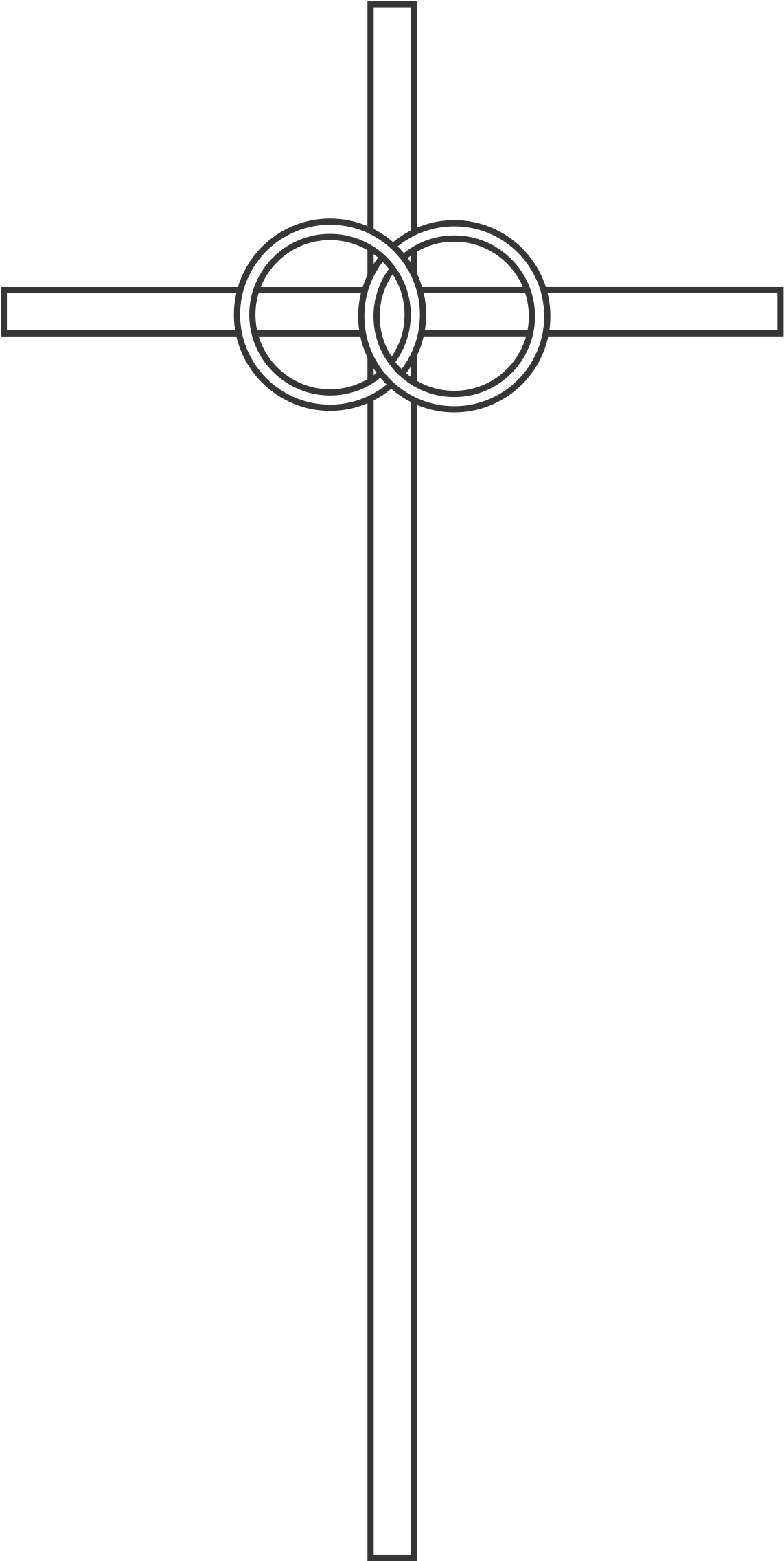 Wedding Cross Clip Art - Png Download (566x800), Png Download