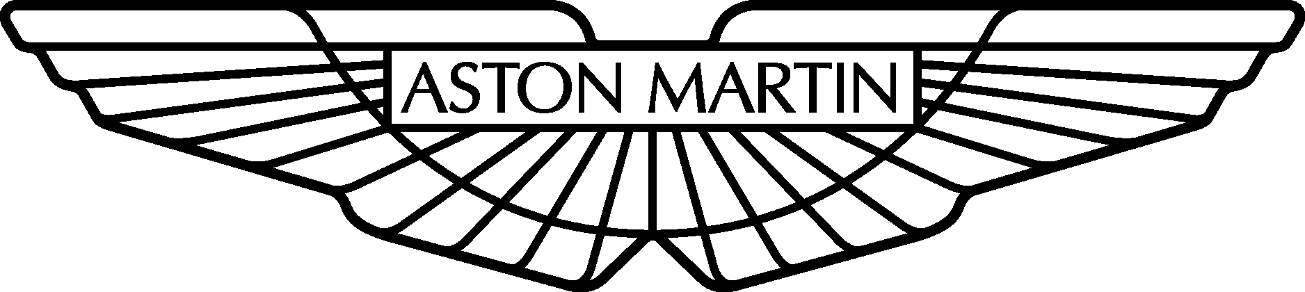 Aston Martin Logo - Aston Martin Logo Pdf Clipart (1876x420), Png Download