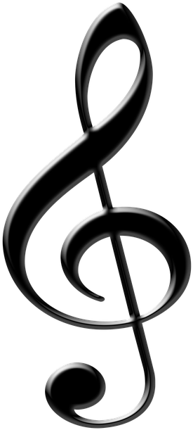 G Clef Note Clipart (480x640), Png Download