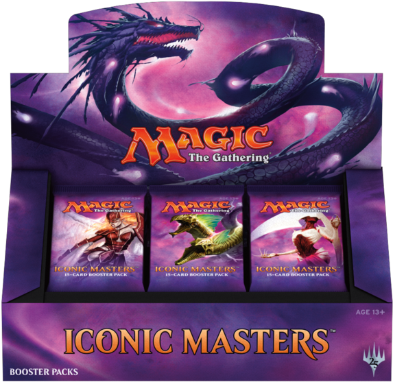 Browse Mtg Booster Boxes - Iconic Masters Booster Box Clipart (640x616), Png Download