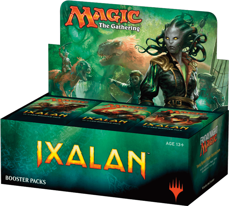 Details About Magic Mtg Ixalan Booster Box Factory - Ixalan Booster Box Png Clipart (838x816), Png Download