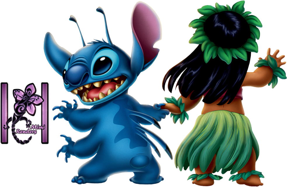 Render Lilo And Stitch Image Wallpaper For Nexus - Iphone 8 Plus Cartoon Clipart (1024x675), Png Download