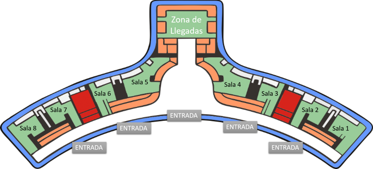 Central Del Norte Croquis - Central Del Norte Mapa Clipart (1300x590), Png Download