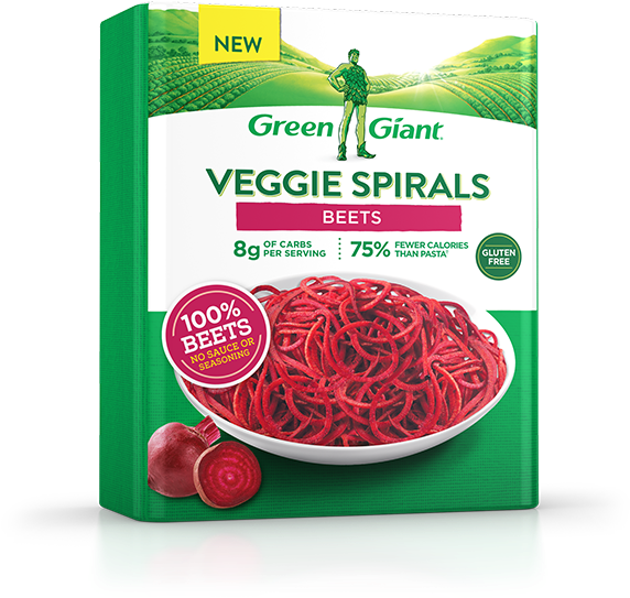 Green Giant Veggie Spirals® Beets - Green Giant Veggie Spirals Zucchini Clipart (640x640), Png Download