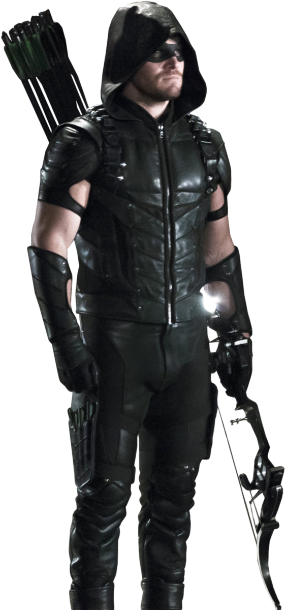 Cw Green Arrow Png - Green Arrow Dc Cw Clipart (645x1238), Png Download