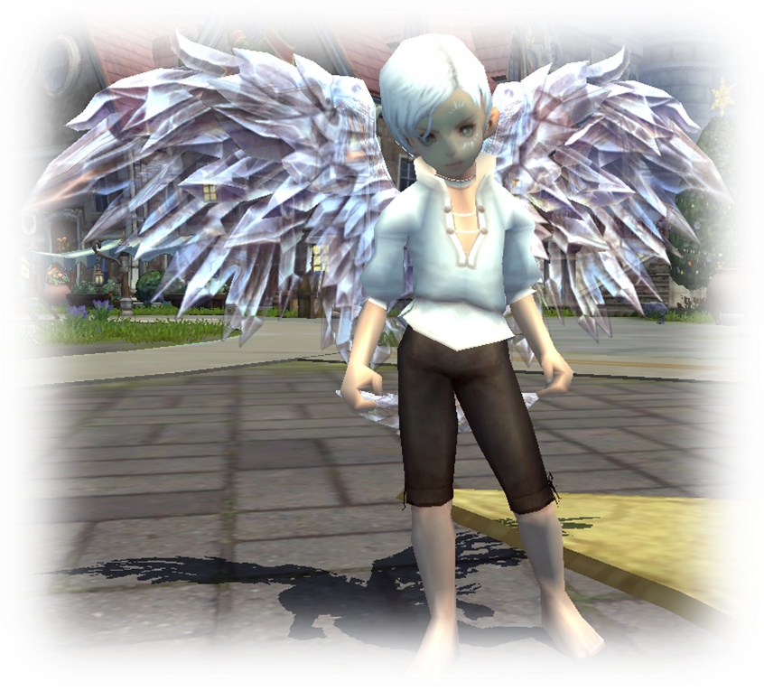 Level 70 ~ - Anime Crystal Dragon Wings Clipart (846x765), Png Download