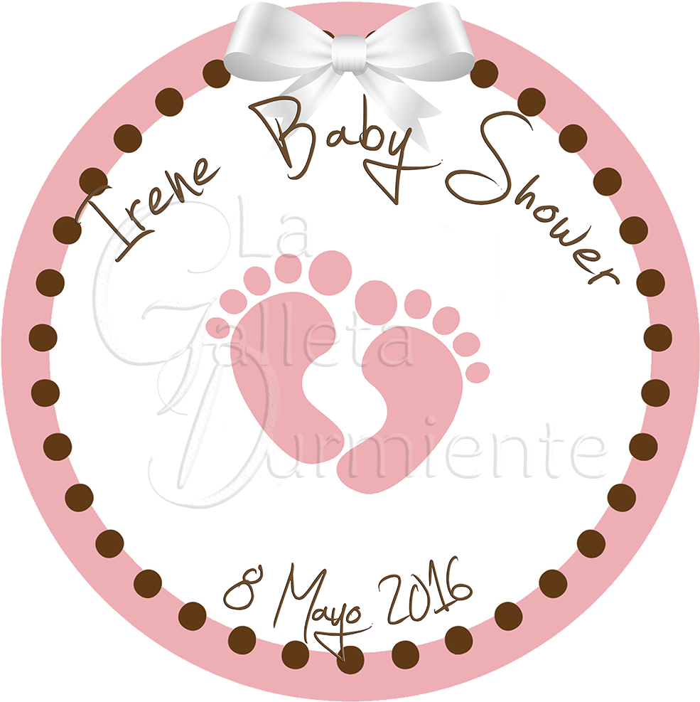Etiquetas Baby Shower Niña - Baby Feet Clip Art Png Transparent Png (985x987), Png Download