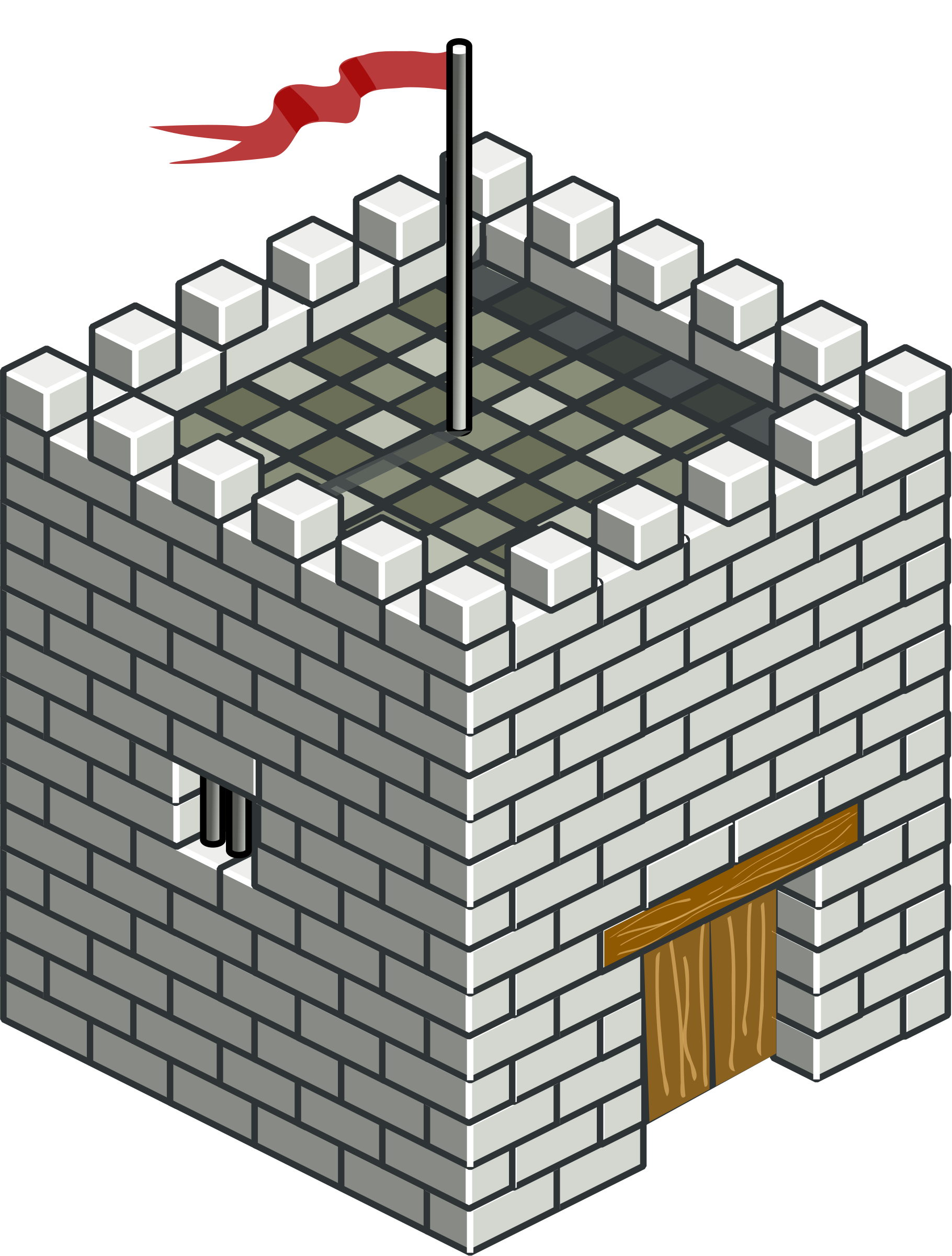 This Free Icons Png Design Of Isometric Tower Clipart (1820x2400), Png Download