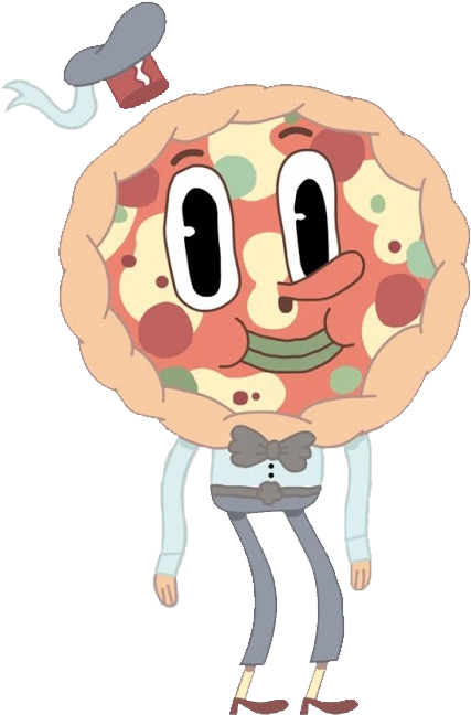 Gumball Clipart Amazing World Gumball - Pizza Guy From Amazing World Of Gumball - Png Download (500x714), Png Download