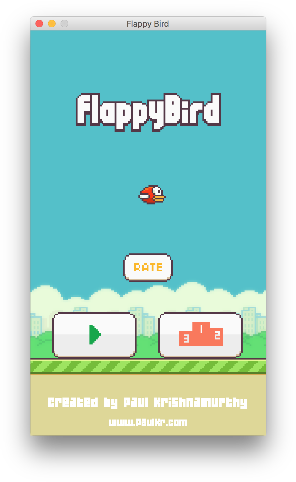 Build & Run - Flappy Bird Home Screen Clipart (974x1558), Png Download