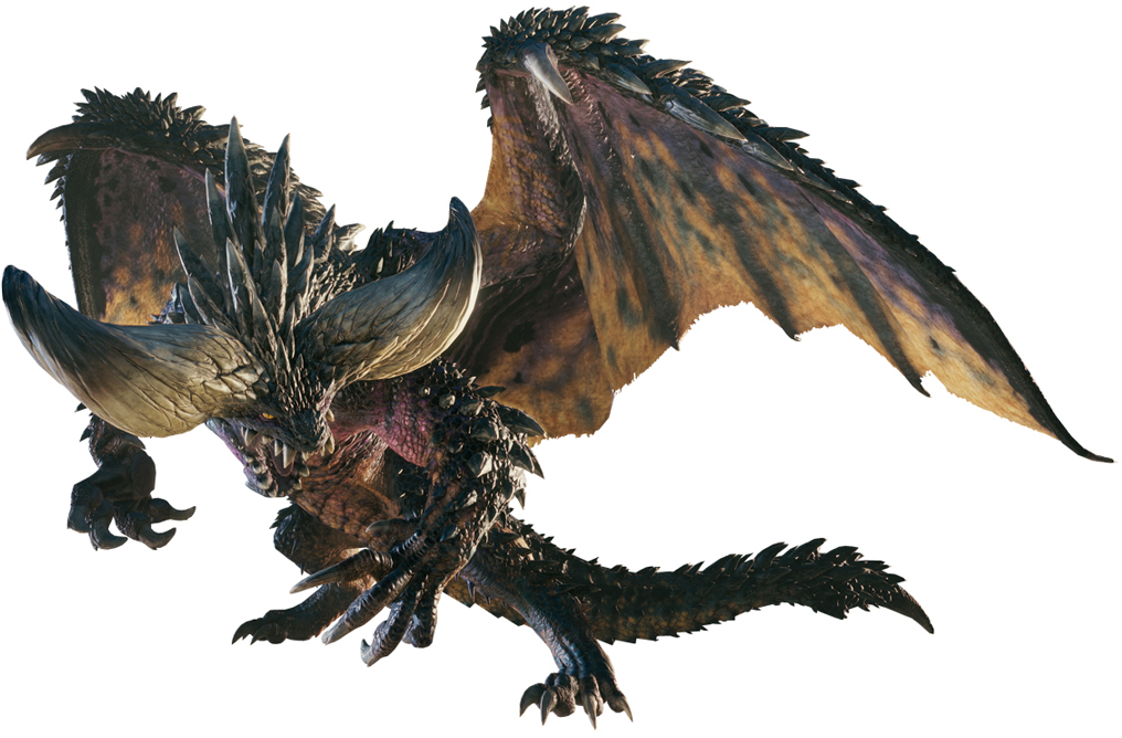 Monster Hunter World Nergigante Clipart (1016x668), Png Download