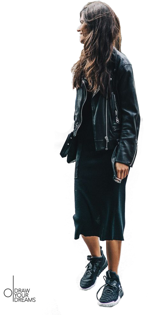 ¡nos Gusta Compartir Drawyourdreams - Urban Hipster Fashion Clipart (554x1104), Png Download