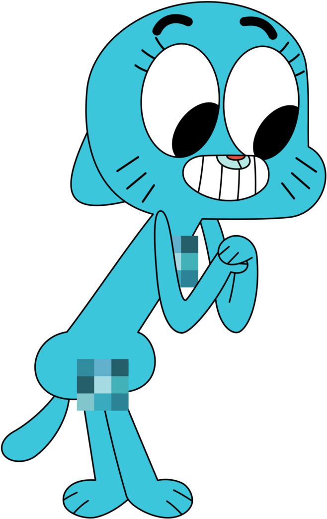 Amazing World Of Gumball Nicole Desnuda - Nicole Watterson Clipart (658x1044), Png Download