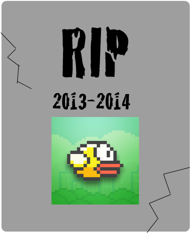 Flappy Bird Tombstone - Flappy Bird Clipart (600x800), Png Download