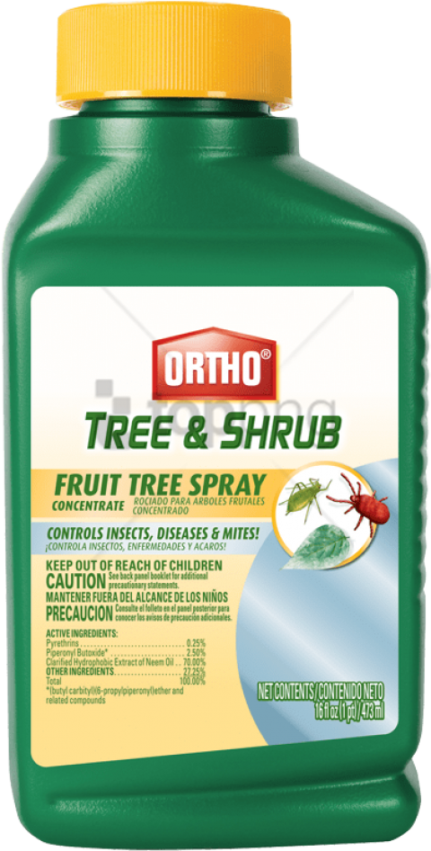 Free Png Download Oz - Ortho Shrub And Tree Killer Clipart (480x946), Png Download
