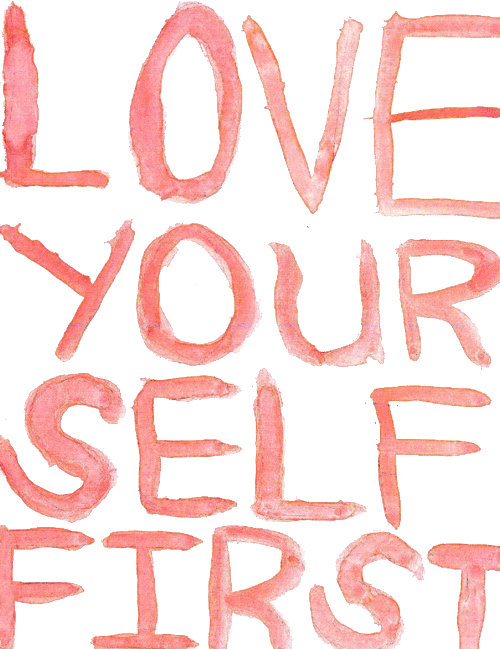 Me Gusta - Love Yourself First Clipart (500x649), Png Download