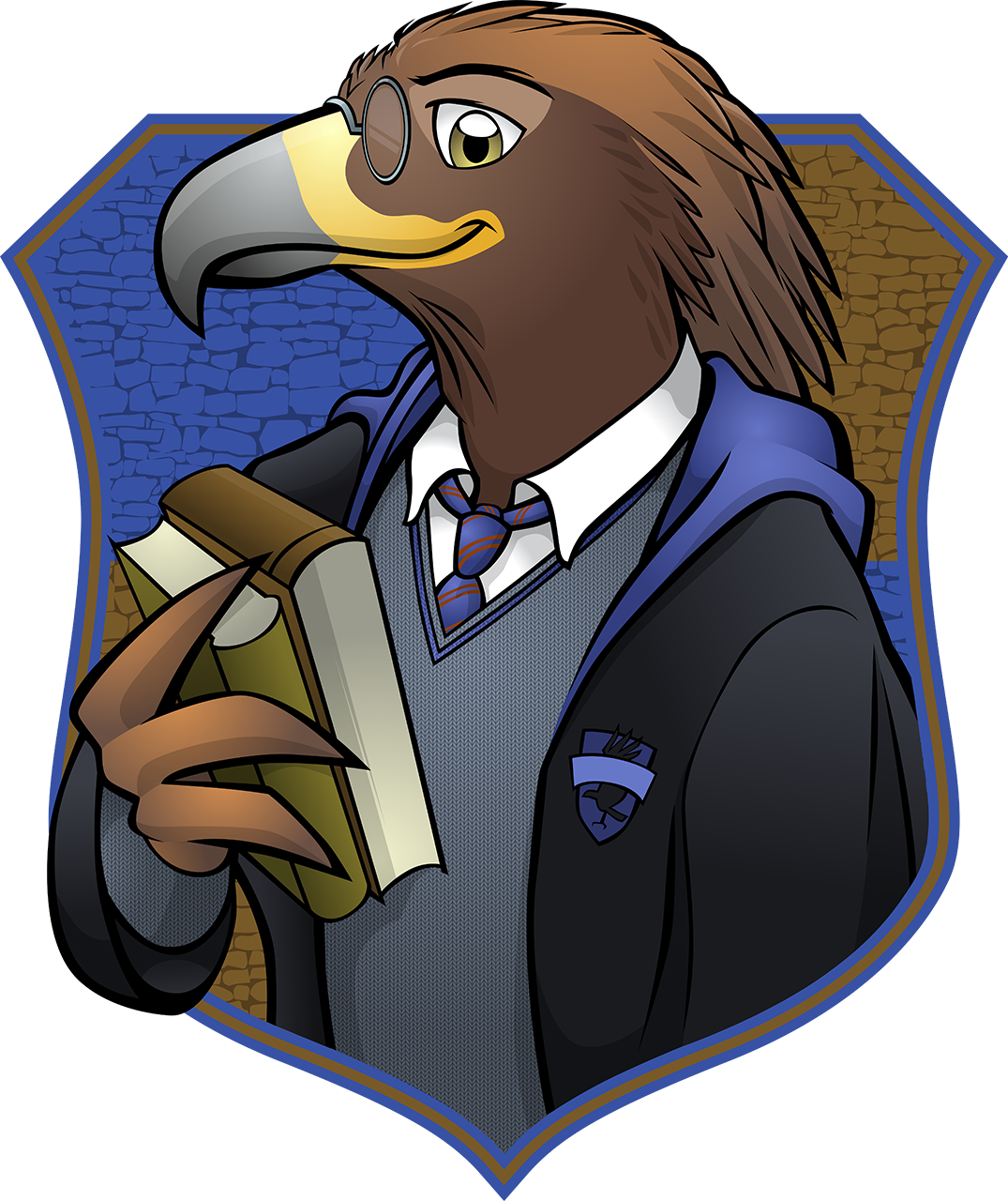 3 Years Ago - Ravenclaw House Clipart (1075x1280), Png Download