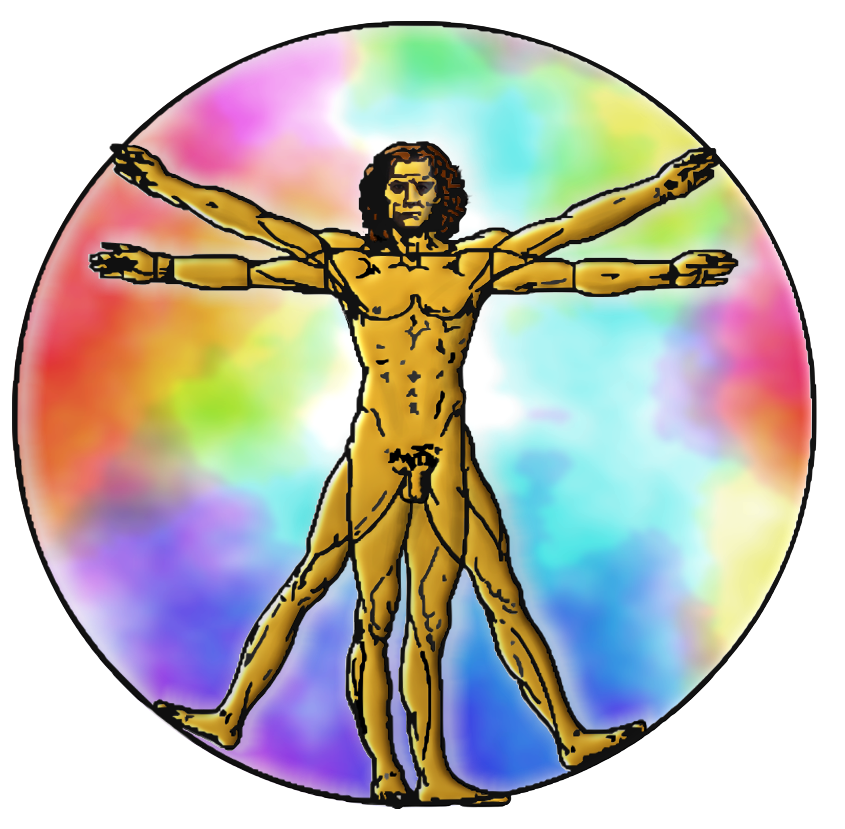 Vitruvian Man Clipart (865x850), Png Download