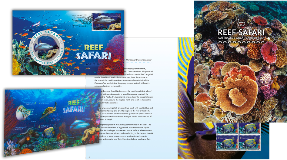 Selection Of Reef Safari Products Clipart (970x545), Png Download