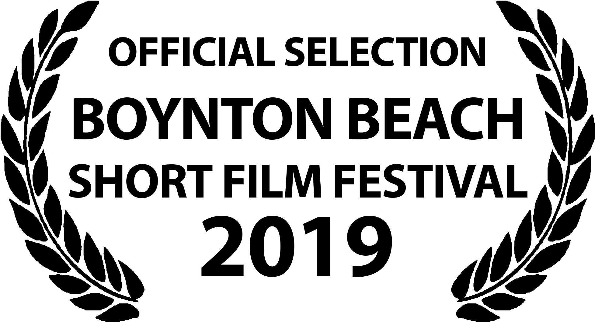 Download Black Laurel - Film Festival Clipart (2000x1107), Png Download