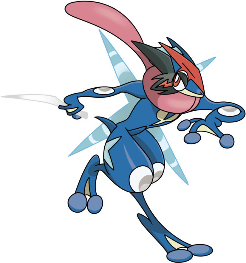 Ash Greninja Png Clipart (859x929), Png Download