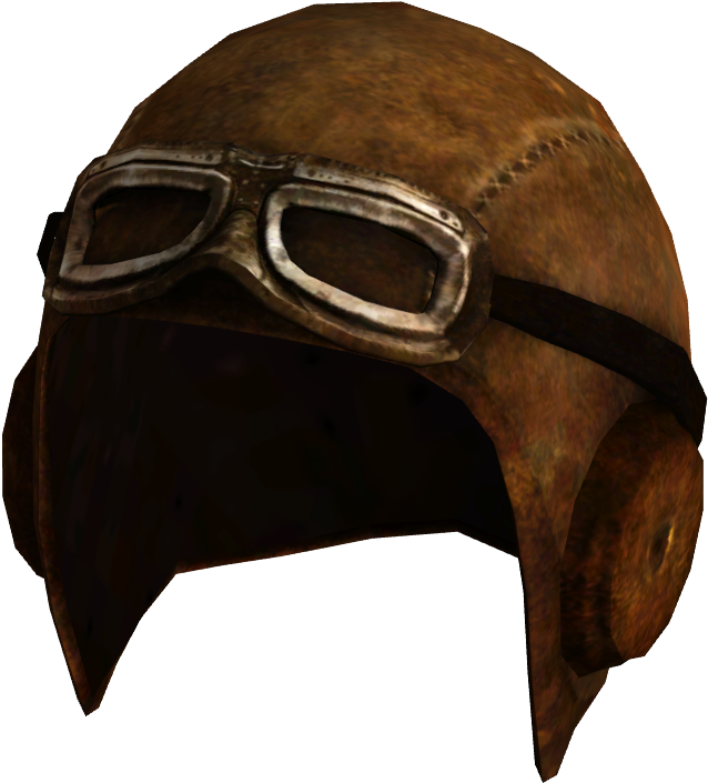 Boomers Helmet The Fallout Wiki - Pilot Goggles Hat Png Clipart (750x750), Png Download