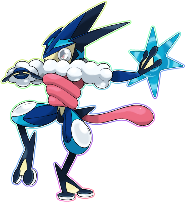 Greninja Transparent Mega Evolved - Pokemon Solgaleo Mega Evolution Clipart (777x846), Png Download