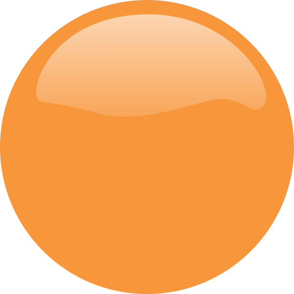 Orange Circle Icon Clip Art - Circle - Png Download (600x600), Png Download