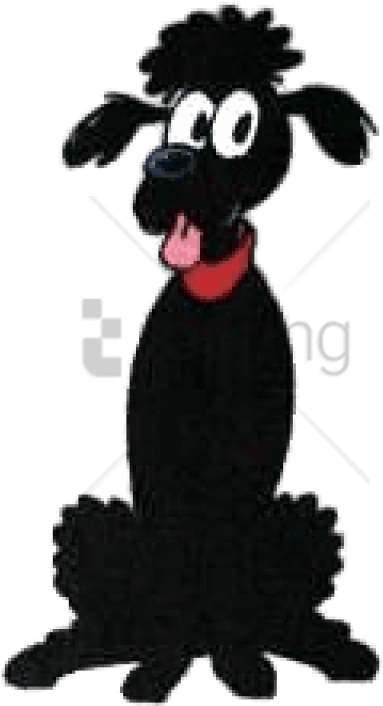 Free Png Download Pekkie The Black Poodle Png Images - Cartoon Clipart (480x845), Png Download