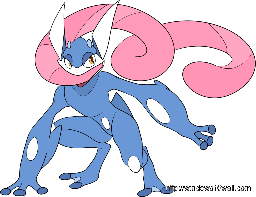 Greninja Hd Background Wallpaper - Cartoon Clipart (1024x791), Png Download