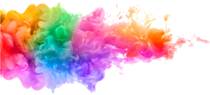 Colorful Sticker - Peel And Stick Rainbow Clipart (1024x1024), Png Download