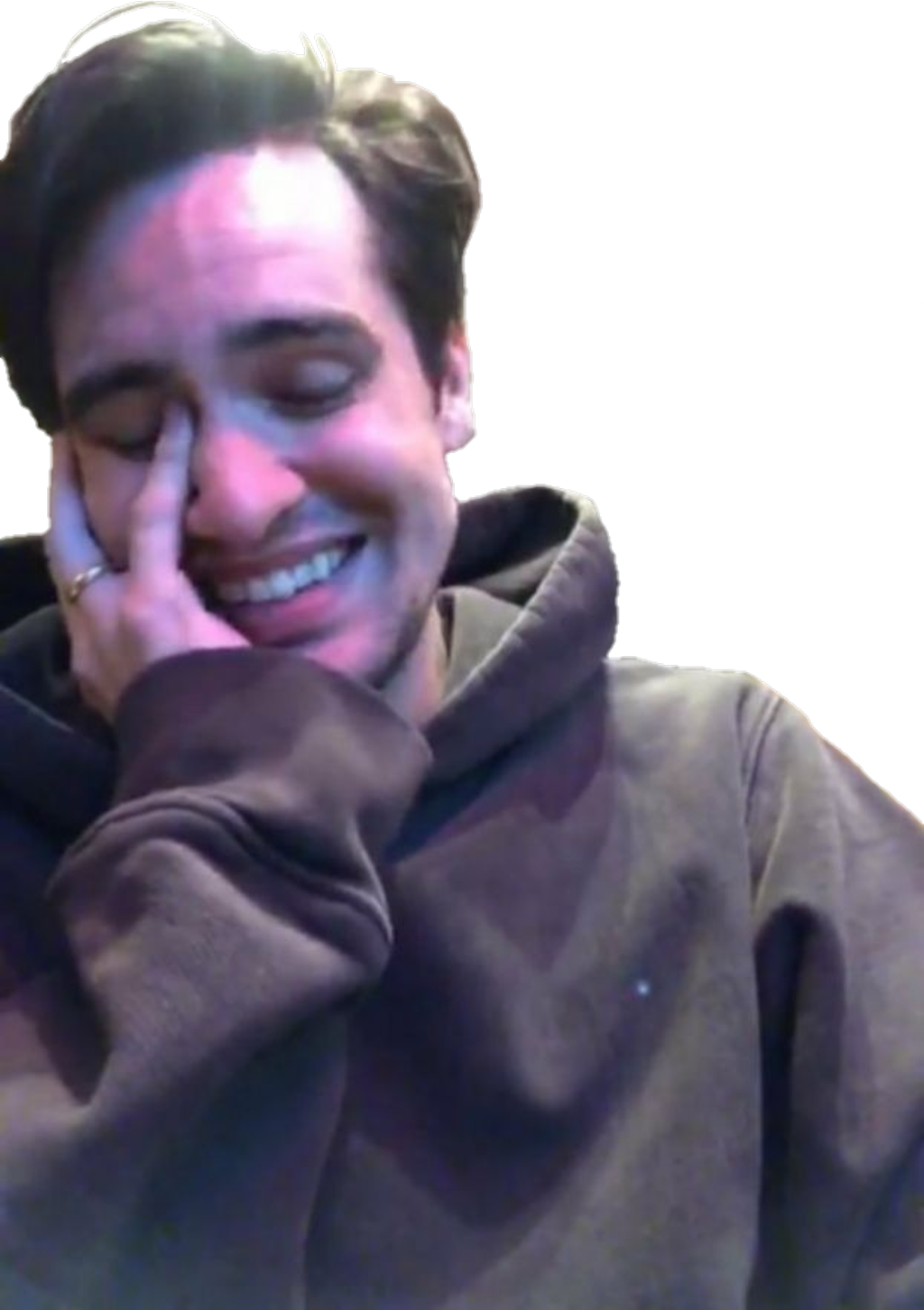 Brendonurie Sticker - Pastel Brendon Urie Aesthetic Clipart (1024x1452), Png Download