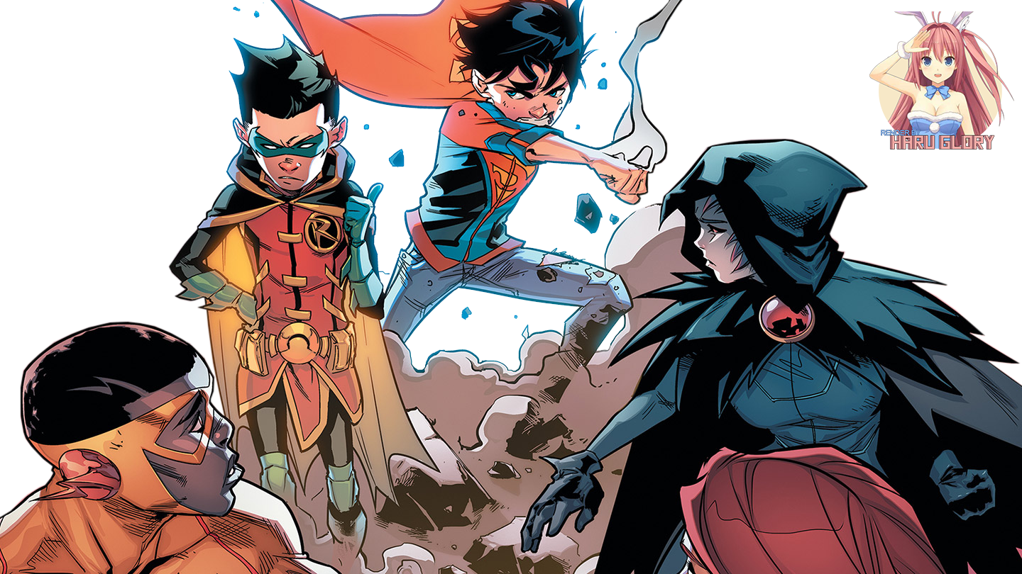 Super Sons Teen Titans Clipart (1440x810), Png Download