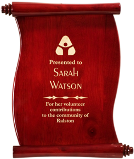 Wooden Trophies - Psr2 Plaque Clipart (600x600), Png Download