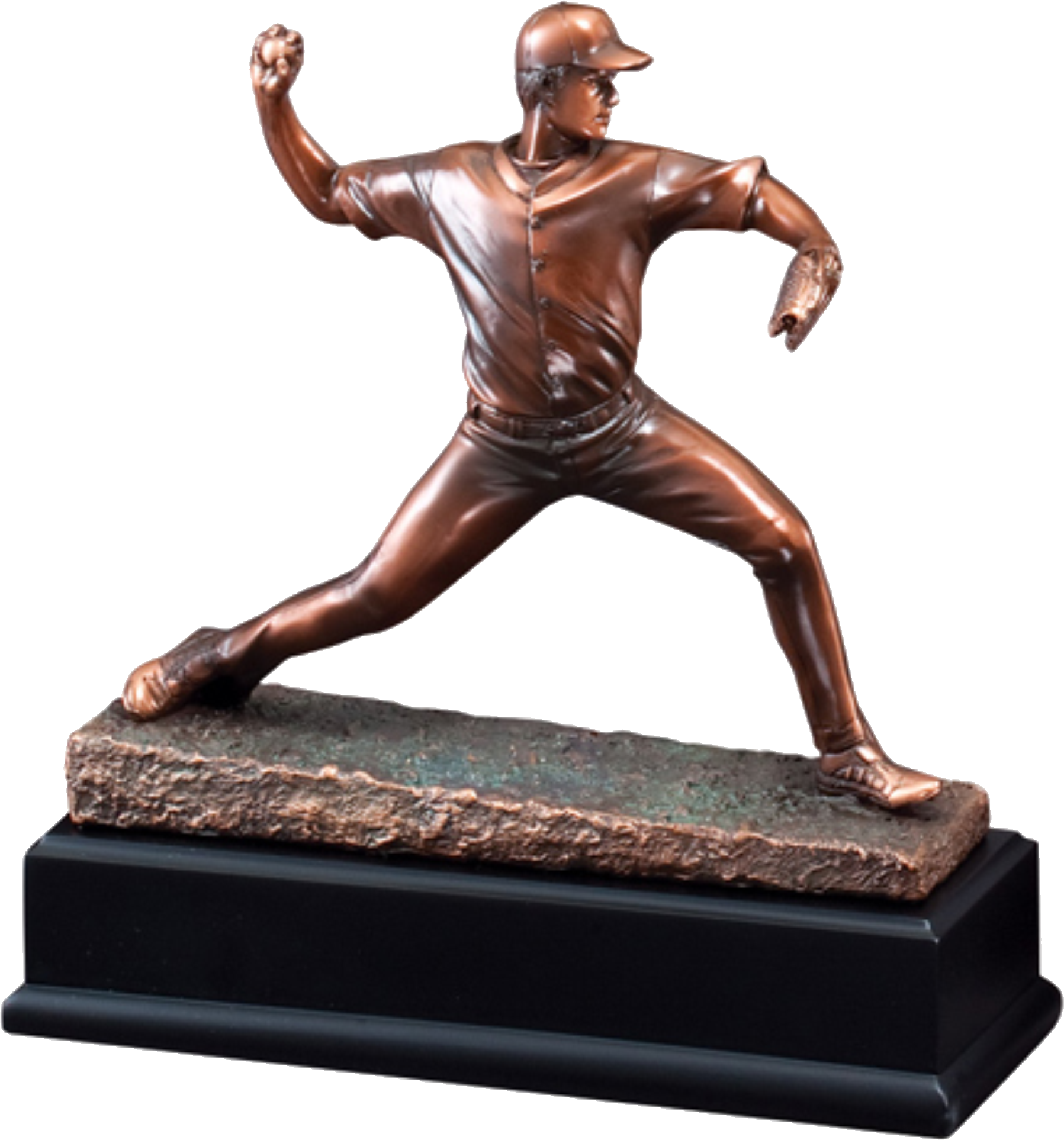 Player Of The Year Trophy Baseball Clipart (1797x1926), Png Download