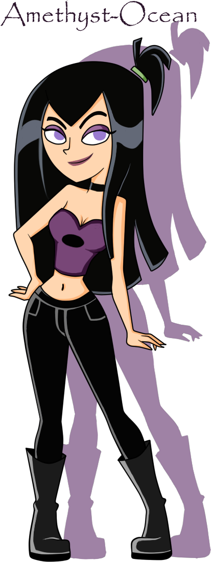 500 X 1150 10 - Danny Phantom And Sam Fanart Clipart (500x1150), Png Download