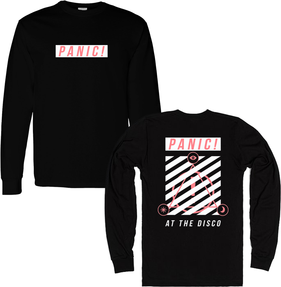 Lines Long Sleeve - Long-sleeved T-shirt Clipart (1001x1001), Png Download