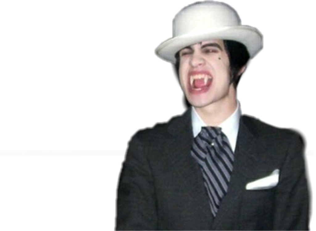 Brendonurie Sticker - Brendon Urie Vampire Clipart (1024x751), Png Download