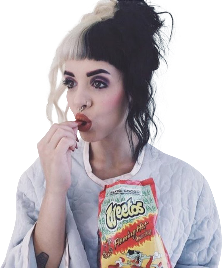 Melanie Martinez - Melanie Martinez Black And White Hair Clipart (900x900), Png Download